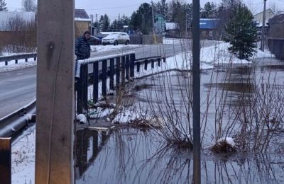 ​Уже более 50 участков подтопило в поселке Ласьва Краснокамского округа