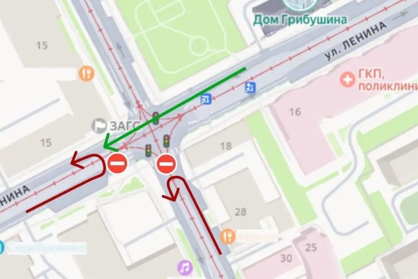 Движение на улицах Максима Горького и Ленина ограничили в Перми 