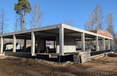 В Краснокамске возвели каркас нового зала бокса