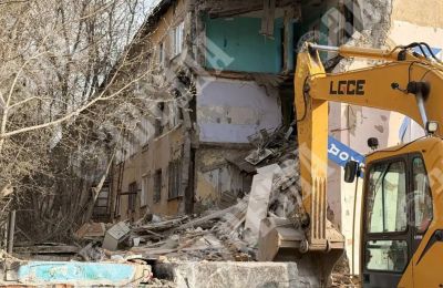 Дом на улице Чкалова, 38, в котором обрушилась стена, снесут до 25 мая