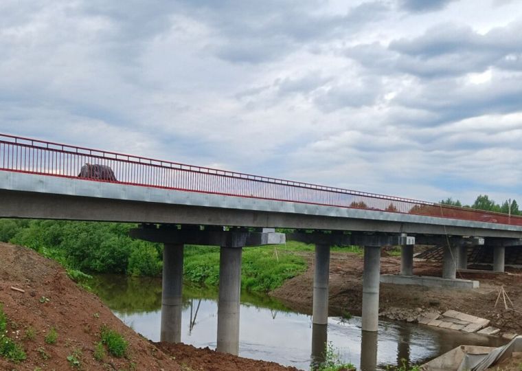 Капремонт моста через Иньву в Юсьвинском округе выполнен более чем наполовину