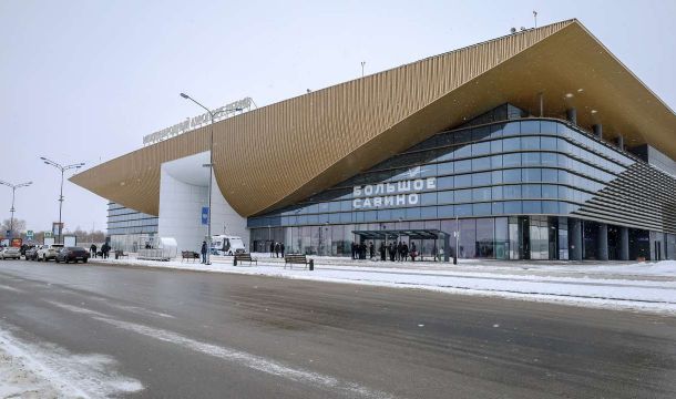 ​Международный аэропорт «Пермь» приостановил работу из-за сильного снегопада
