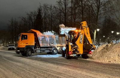 ​В Перми вывезено 100 тысяч кубометров снега за новогодние праздники