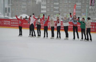 Мастер-классы по фигурному катанию прошли сегодня на «Экспо-катке» в Перми