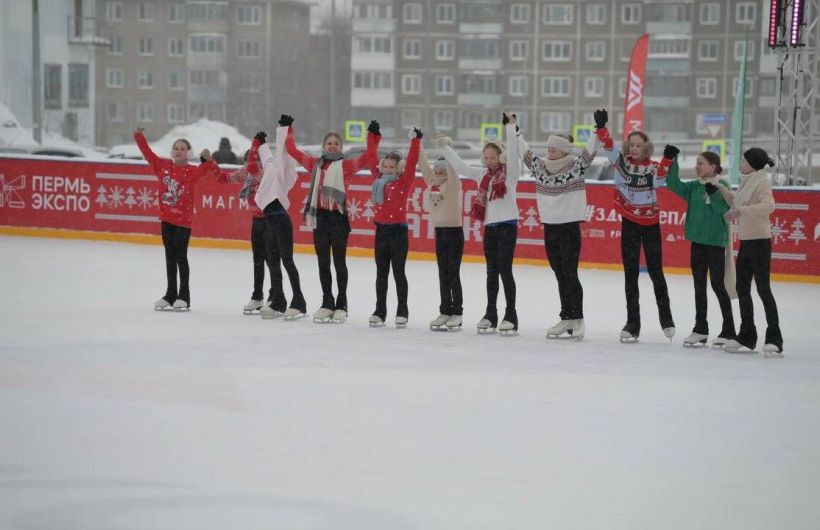Мастер-классы по фигурному катанию прошли сегодня на «Экспо-катке» в Перми