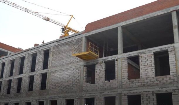 В Перми завершен каркас нового корпуса лицея №3 в Индустриальном районе