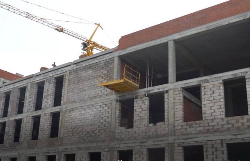 В Перми завершен каркас нового корпуса лицея №3 в Индустриальном районе