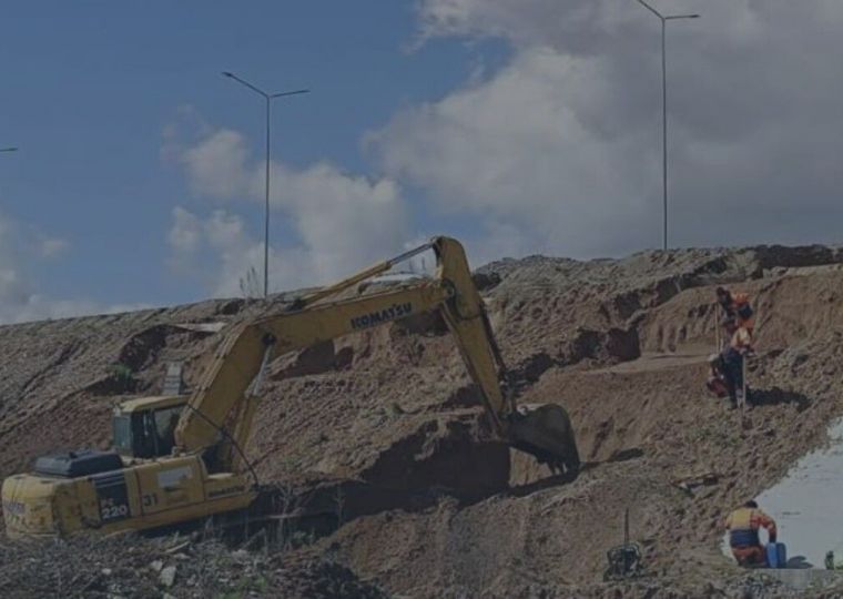 ​На Чусовском мосту завершается восстановление откосов на насыпи