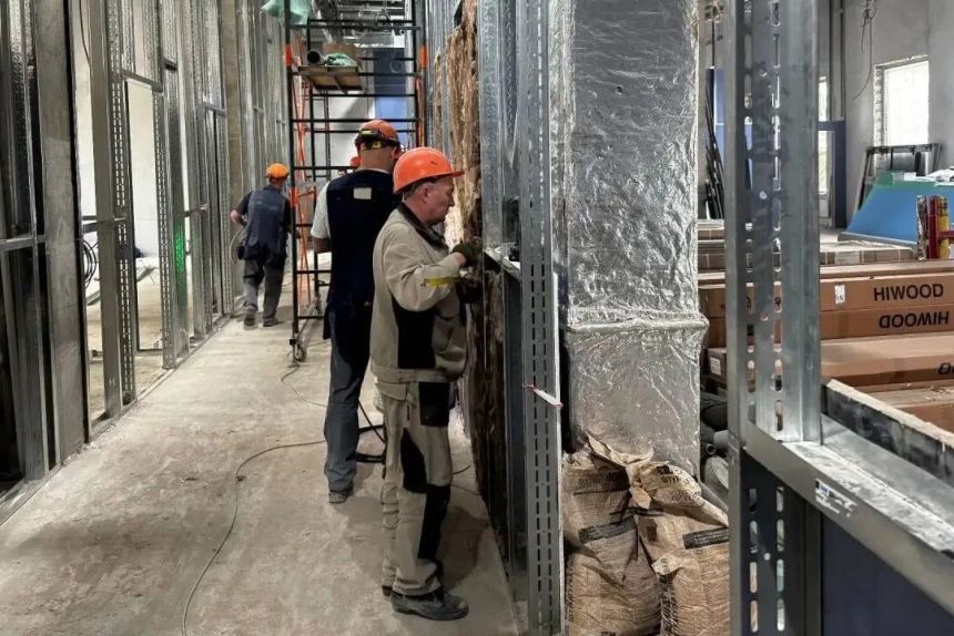 Готовность новой гостиницы на Окулова в Перми достигла 85%