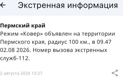 В Прикамье ввели режим «Ковер» и аэропорт Перми временно приостановил рейсы