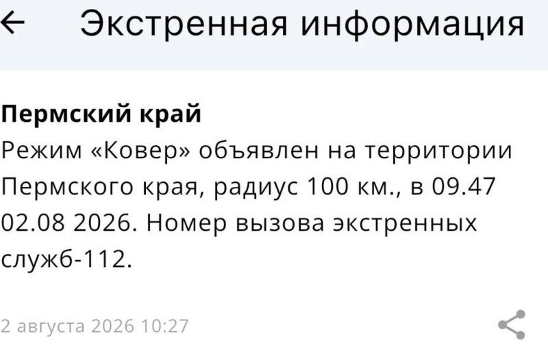 В Прикамье ввели режим «Ковер» и аэропорт Перми временно приостановил рейсы (обновлено)