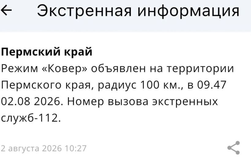 В Прикамье ввели режим «Ковер» и аэропорт Перми временно приостановил рейсы