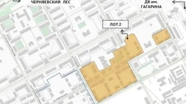 Участок в пермском микрорайоне Балатово выставили на торги под КРТ 