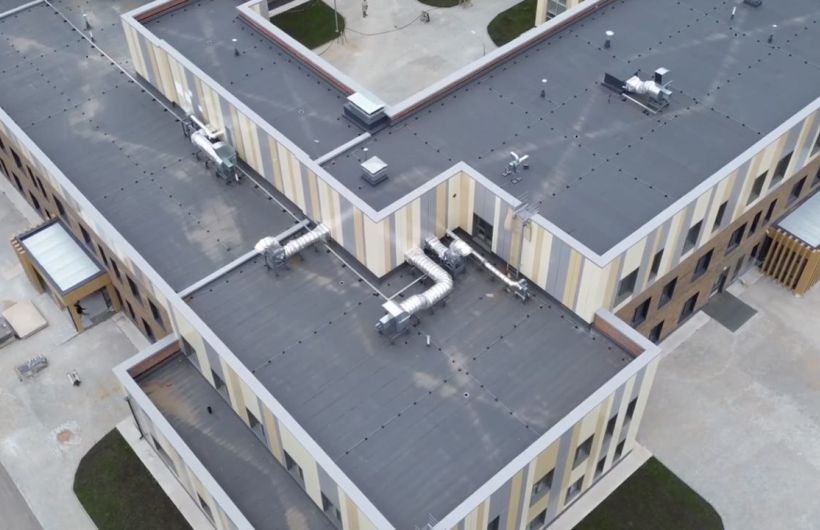 Готовность нового корпуса фтизиопульмонологического центра в Перми превысила 80%