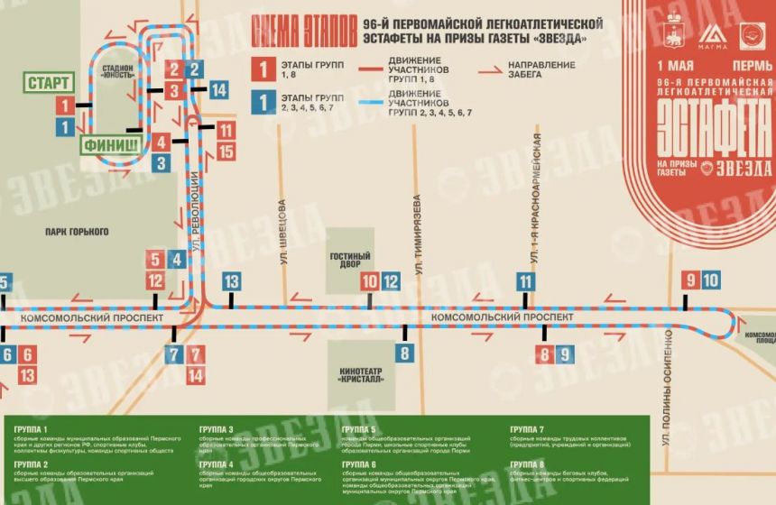 Эстафета на призы газеты «Звезда» вернется на стадион «Юность»